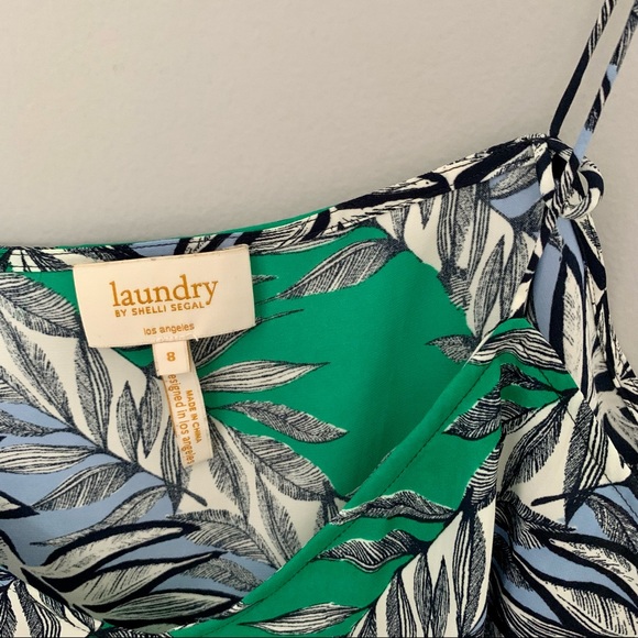 Laundry spaghetti strap asymmetrical hem top - Picture 3 of 6